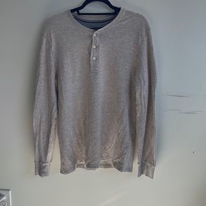 Nordstrom long sleeve Henley tan/khaki medium